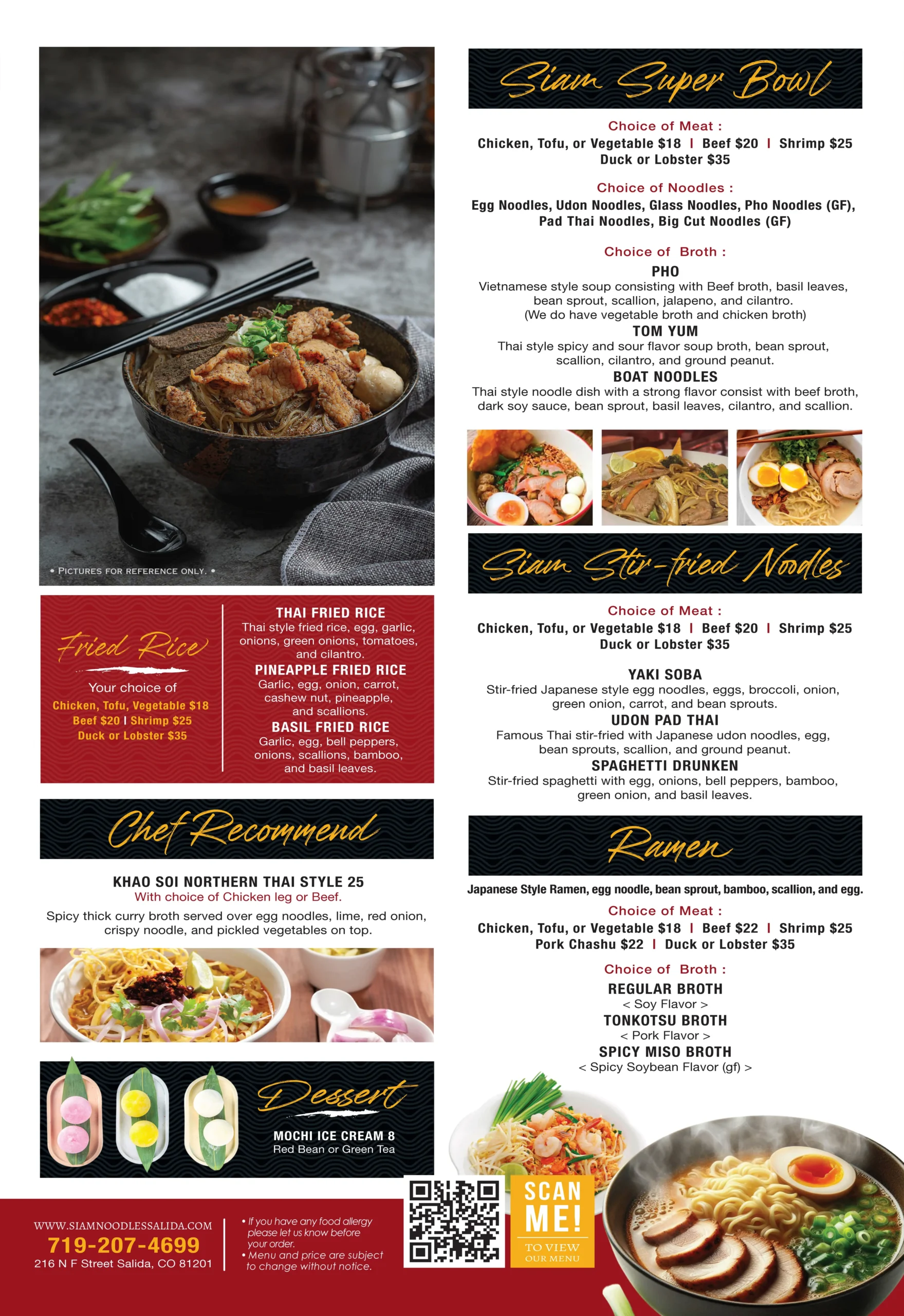 Siam Noodles Salida - Authentic Thai Food