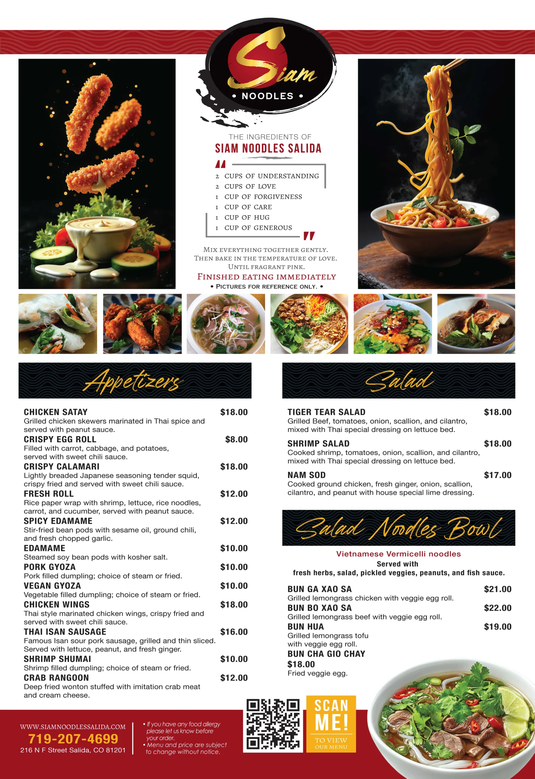 Siam Noodles Salida - Authentic Thai Food